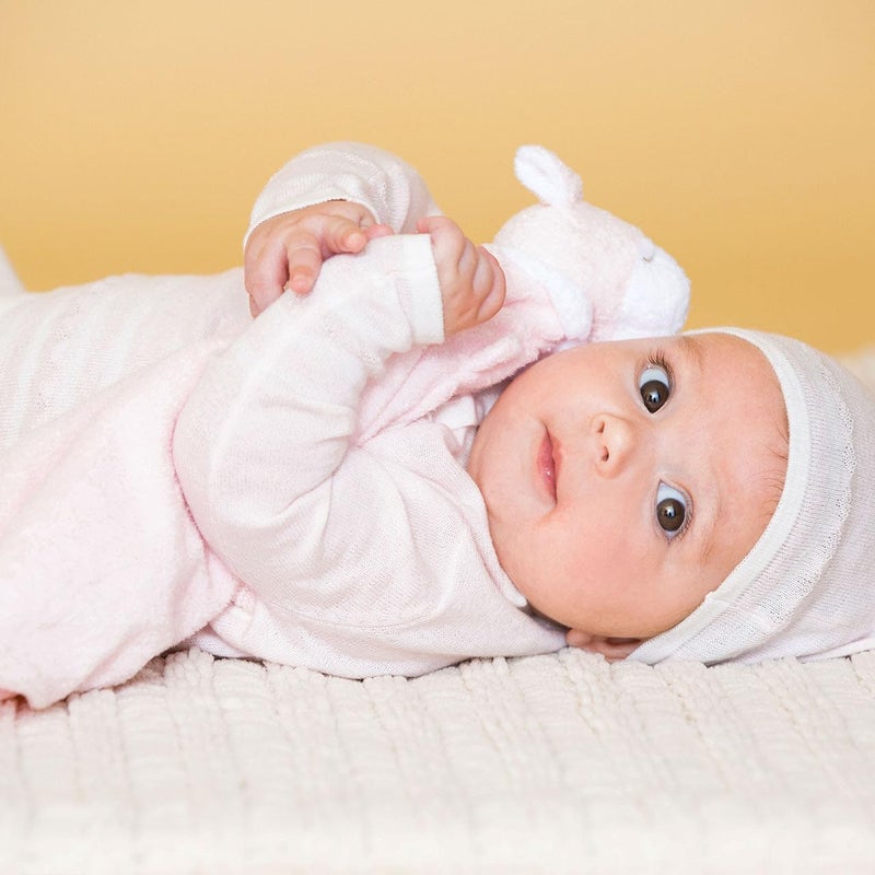 Angel Dear - Pink Lamb, Blankie , 1x1x1 Inch (Pack of 1) - Image 2
